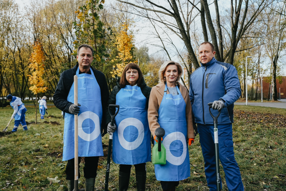 Московский НПЗ провел масштабную акцию по озеленению в ЮВАО